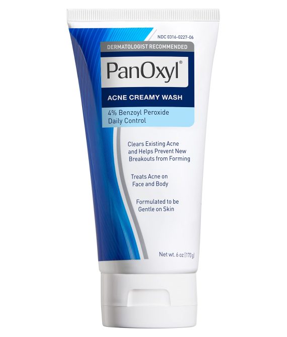 PanOXyl Acne Creamy Wash  4% Benzoyl Peroxide Daily Control-6oz